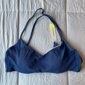 NWT Summersalt The Ribbed Voyager Bikini Top Size Small